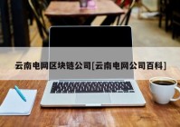 云南电网区块链公司[云南电网公司百科]