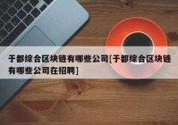 于都综合区块链有哪些公司[于都综合区块链有哪些公司在招聘]